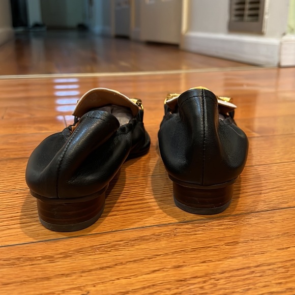 Tory Burch leather shoes dark navy and cream leather size 7 - Picture 8 of 8